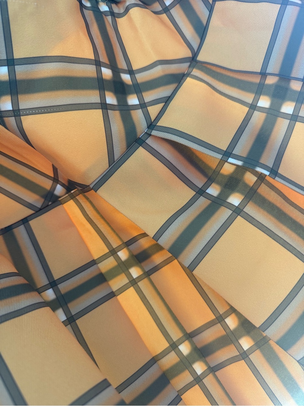 Pleated Yellow Plaid Mini Skirt - Women - Picture 4 of 5